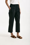 Pantalone in cotone nero donna ( p - s ) - 3