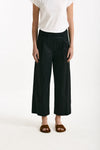 Pantalone in cotone nero donna ( p - s ) - 1