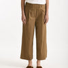Pantalone in cotone cammello donna ( p - s ) - 7