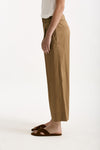 Pantalone in cotone cammello donna ( p - s ) - 3