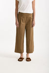 Pantalone in cotone cammello donna ( p - s ) - 2