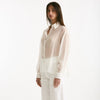 Camicia in mussola bianco donna ( p - s ) - 6