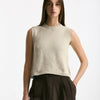 Gilet in maglia beige donna Scaglione - 6