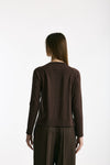 Maglia in cotone light marrone donna Scaglione - 3