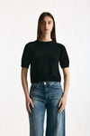 Maglia boxy nero donna Scaglione - 1