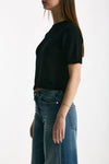 Maglia boxy nero donna Scaglione - 2