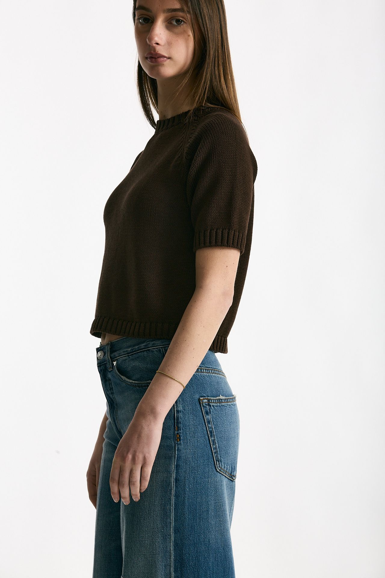 Maglia boxy testa di moro donna Scaglione - 3