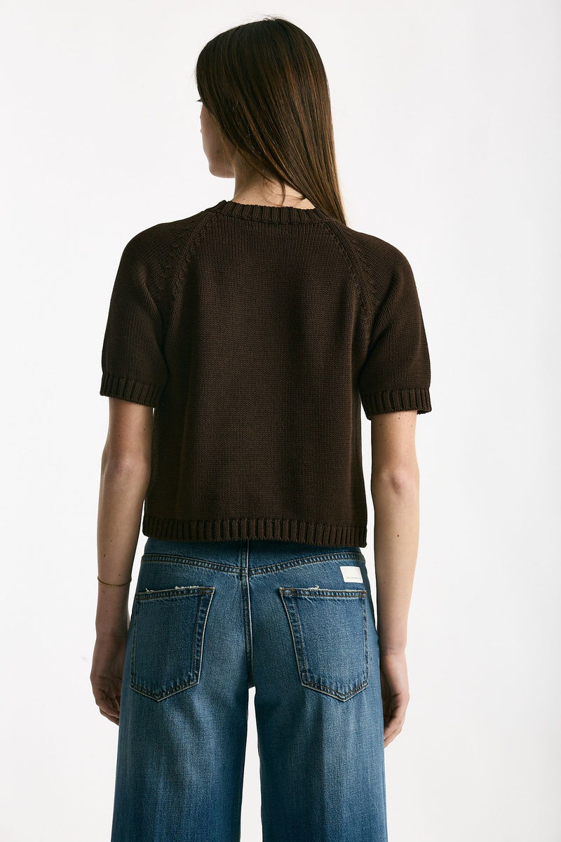 Maglia boxy testa di moro donna Scaglione - 4