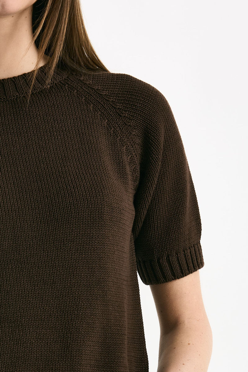Maglia boxy testa di moro donna Scaglione - 5