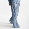 Pantalone in pizzo azzurro donna Ermanno firenze - 7
