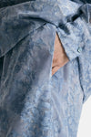 Pantalone in pizzo azzurro donna Ermanno firenze - 5