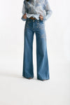 Jeans con applicazioni in pizzo donna Ermanno firenze - 1