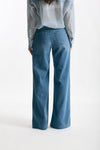 Jeans con applicazioni in pizzo donna Ermanno firenze - 4