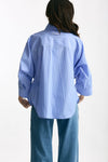 Camicia il cotone rigata donna Ermanno firenze - 3
