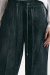 Pantalone fluido grigio lavato donna Seafarer - 5