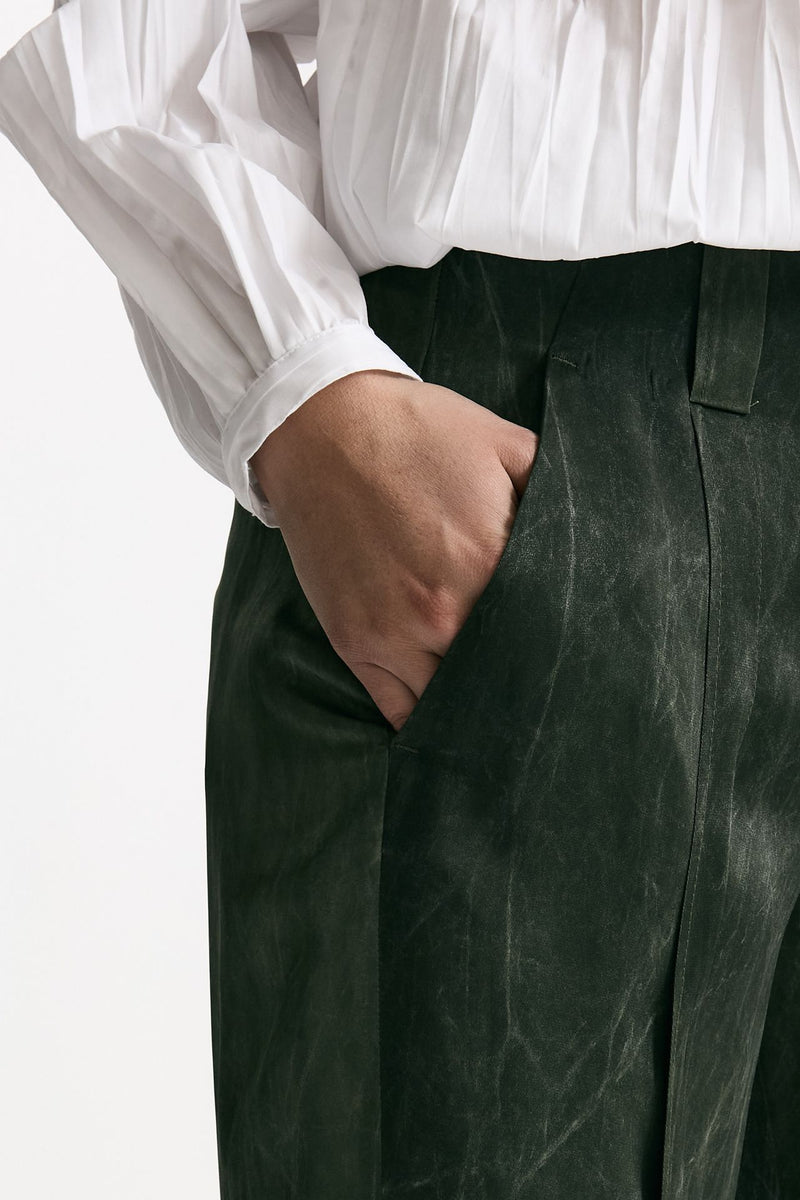Pantalone fluido verdone slavato donna Seafarer - 6