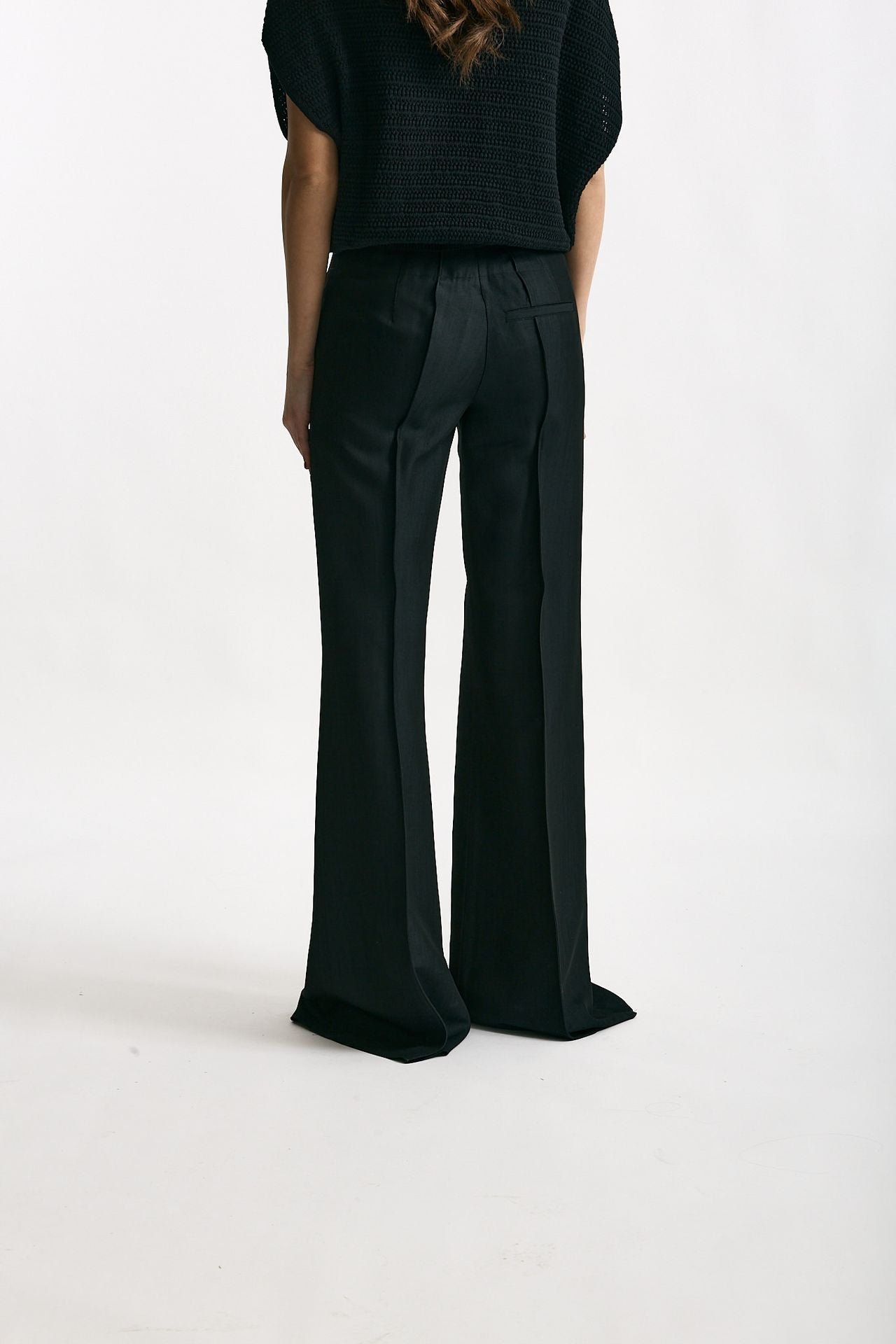 Pantalone a zampa blu black donna Seafarer - 4