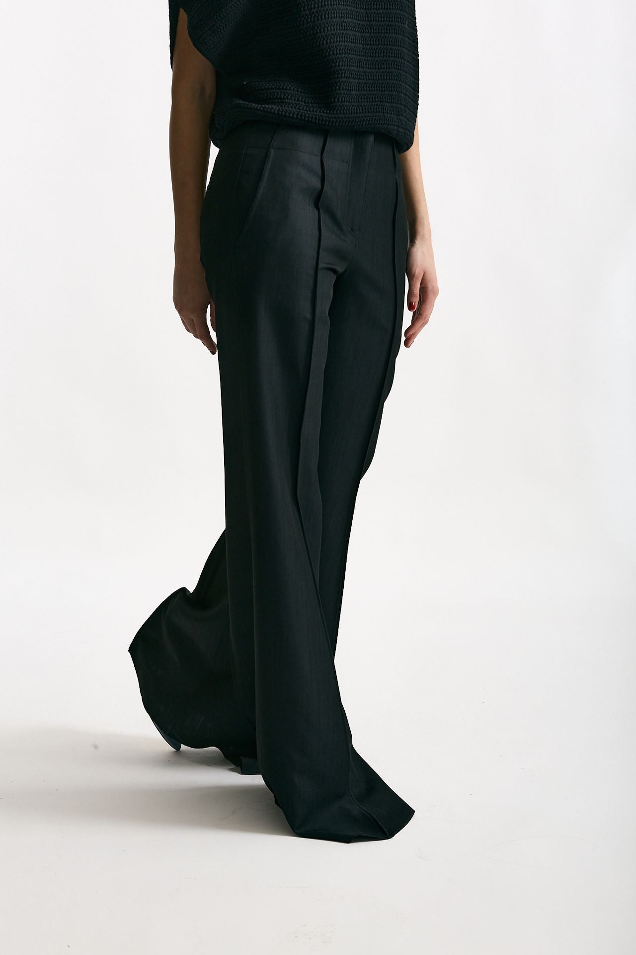 Pantalone a zampa blu black donna Seafarer - 2