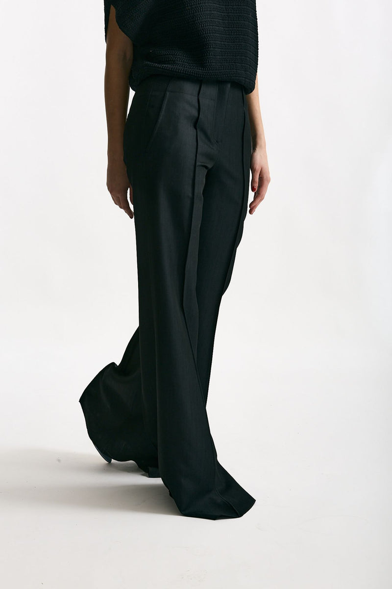 Pantalone a zampa blu black donna Seafarer - 2