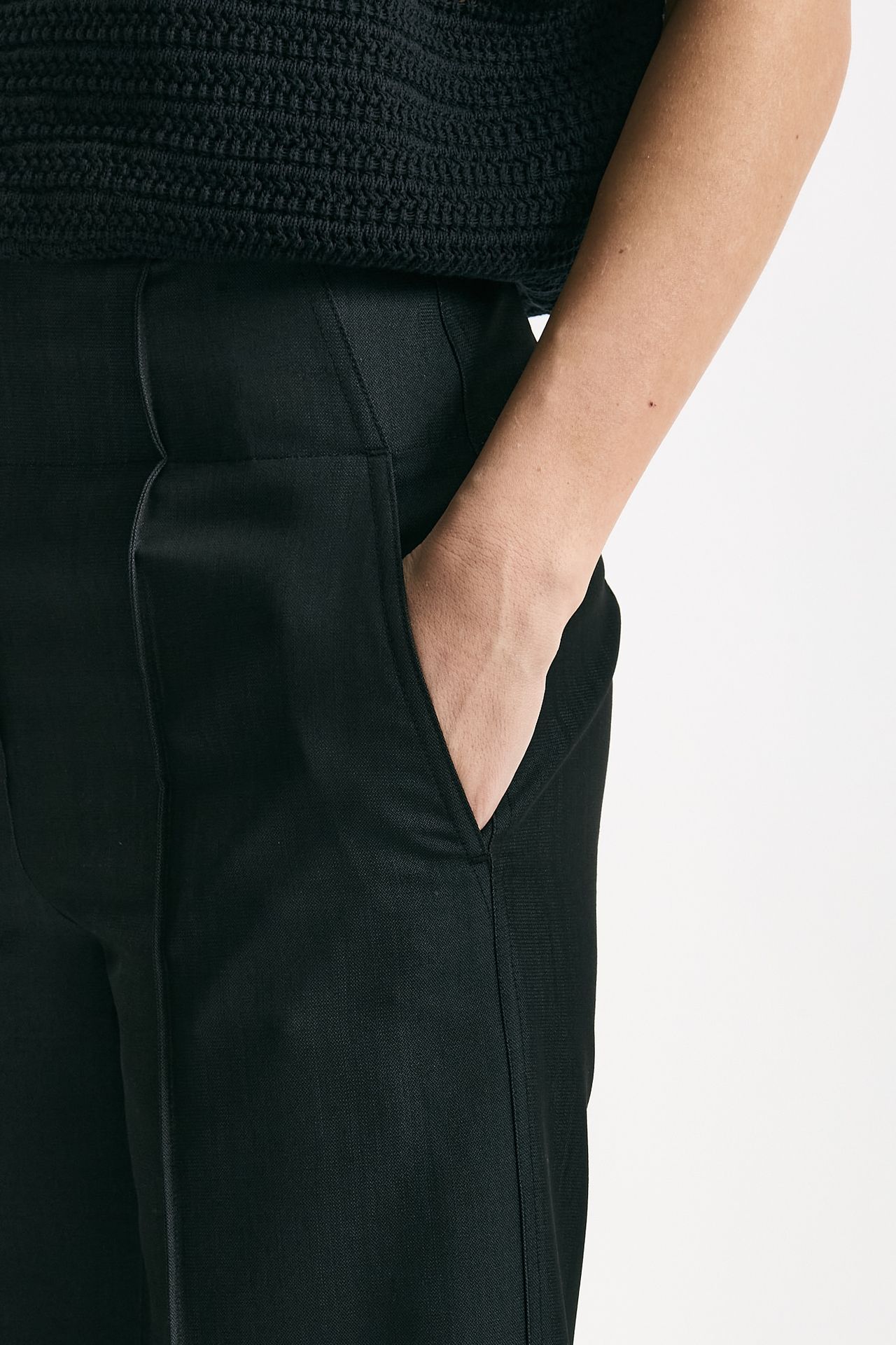 Pantalone a zampa blu black donna Seafarer - 5