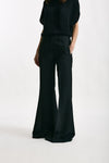 Pantalone a zampa blu black donna Seafarer - 1