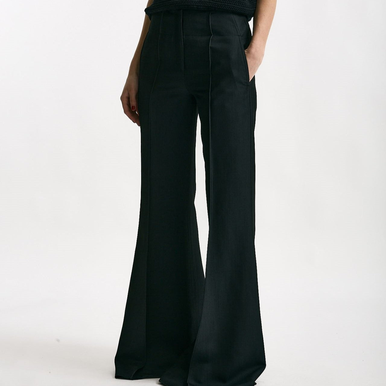 Pantalone a zampa blu black donna Seafarer - 7