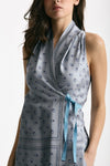 Top in micro-fantasia azzurro donna Seafarer - 6