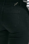 Jeans slim vita regolare nero donna Seafarer - 5