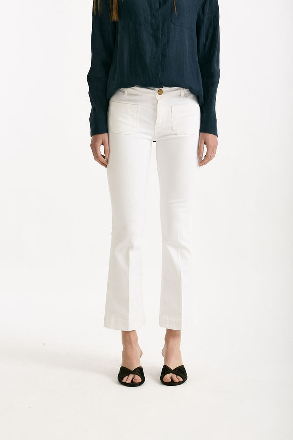 Jeans slim bianco Vita regolare donna Seafarer
