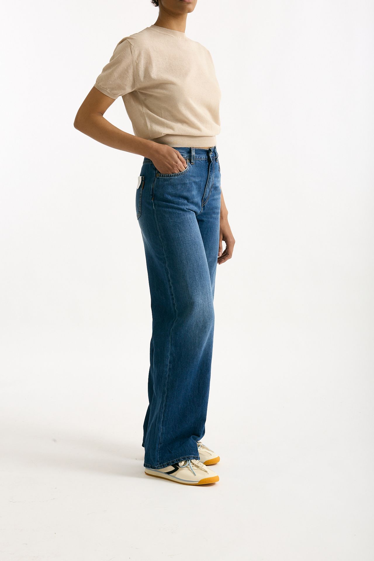 Jeans ampio CARMEN medio chiaro donna Siviglia - 4