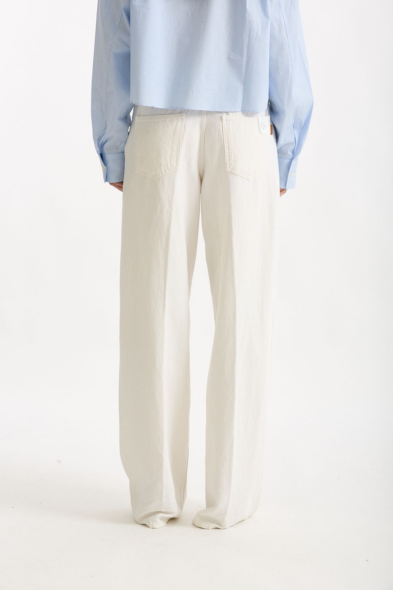 Jeans ANNA palazzo bianco donna Siviglia - 2