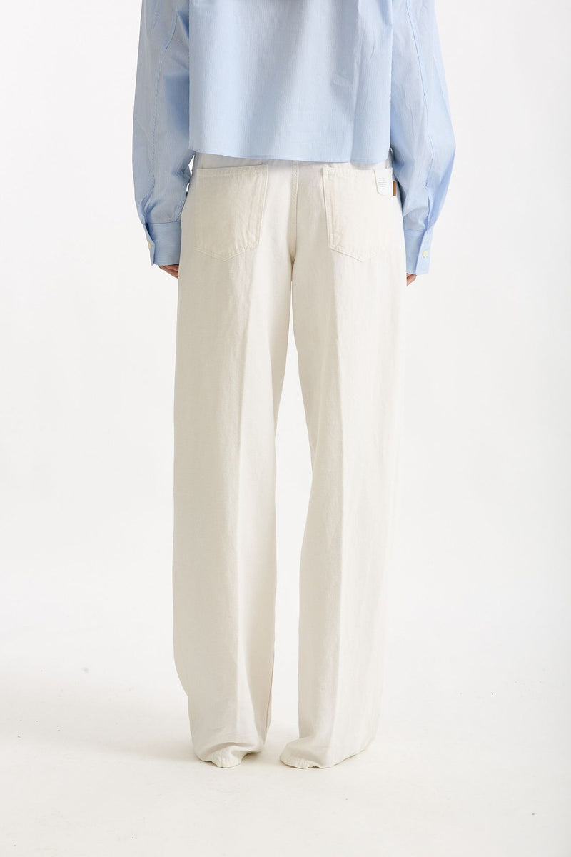 Jeans ANNA palazzo bianco donna Siviglia - 2