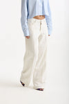 Jeans ANNA palazzo bianco donna Siviglia - 1