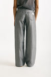 Jeans ANNA palazzo grigio laminato donna Siviglia - 3