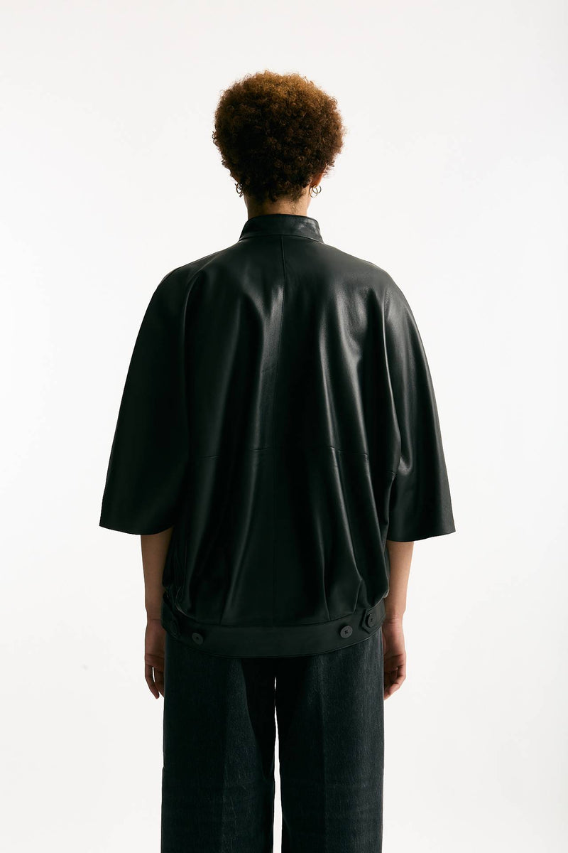 Giubbino over kimono nero donna Myskin - 3