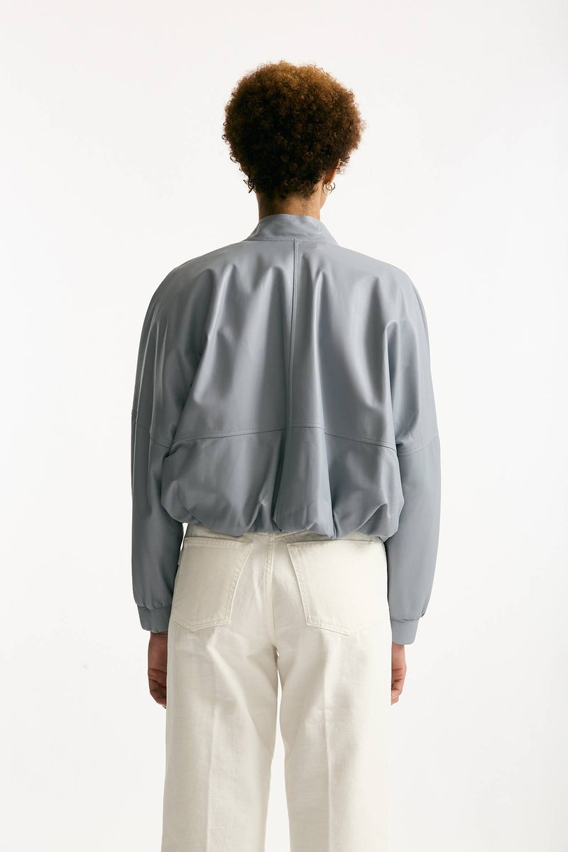 Bomber crop celeste donna Myskin - 3