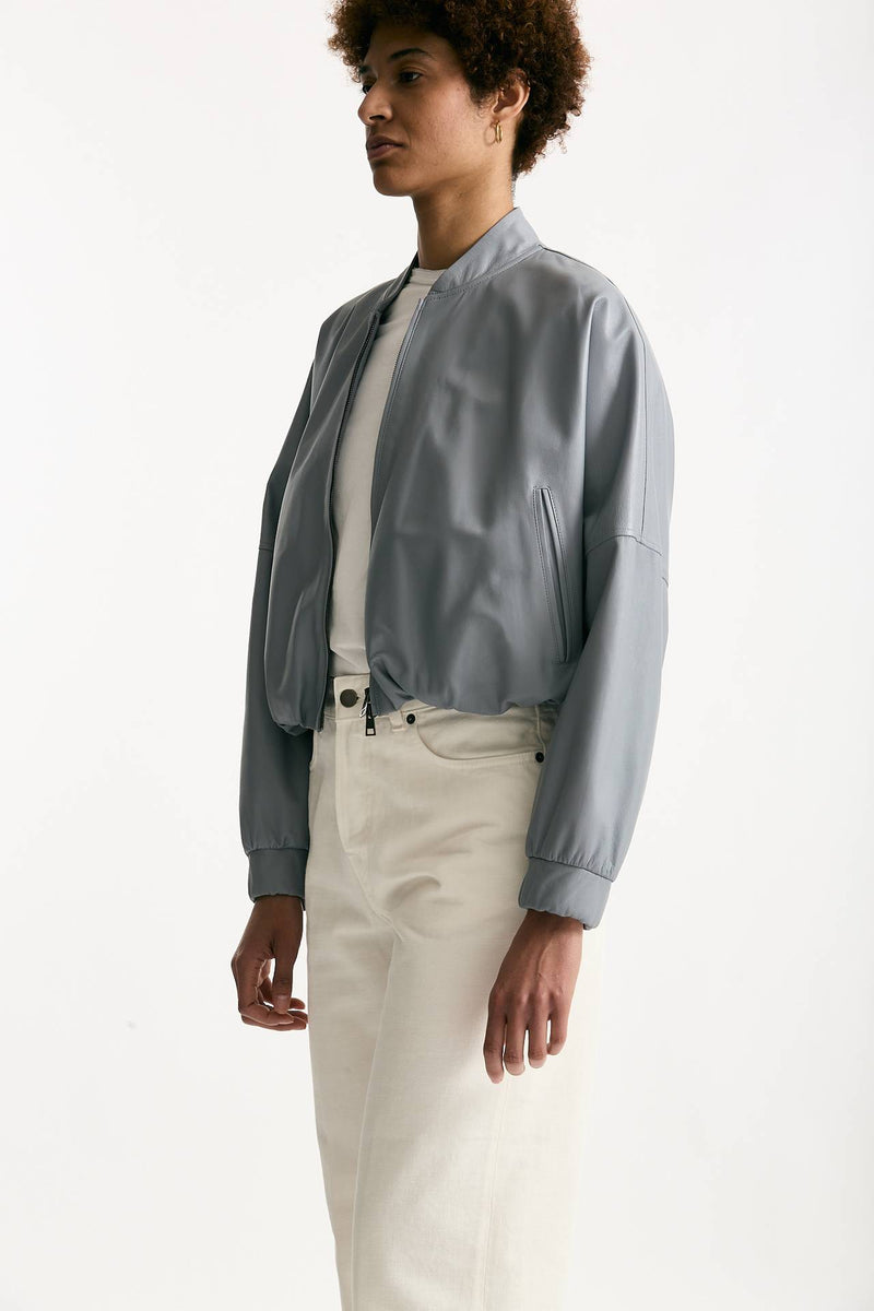 Bomber crop celeste donna Myskin - 4