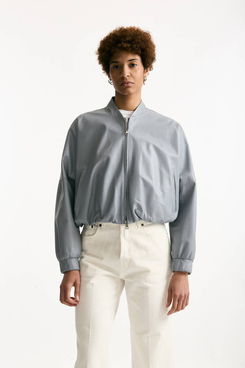 Bomber crop celeste donna Myskin - 5