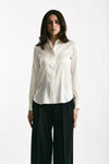 Camicia in seta bianco donna Tagliatore - 5