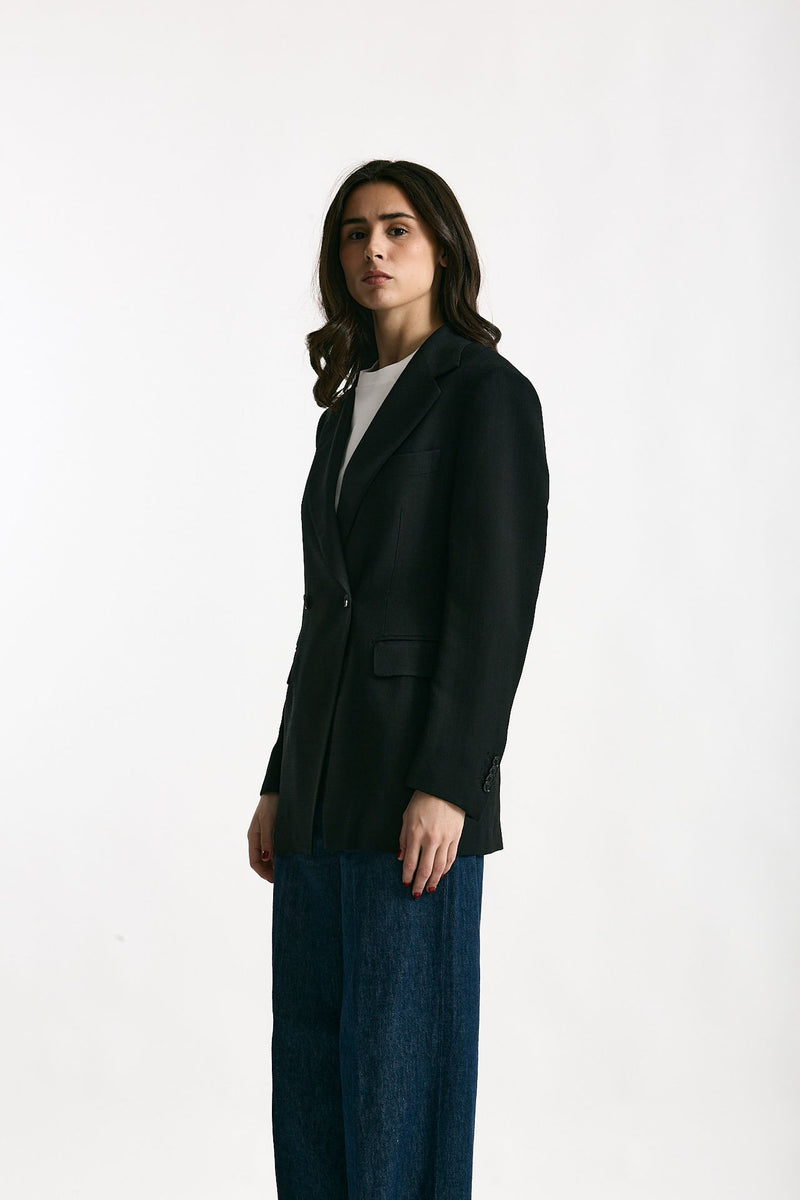 Blazer doppiopetto nero donna Tagliatore - 2