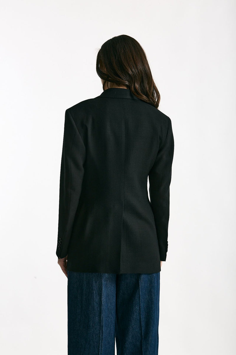 Blazer doppiopetto nero donna Tagliatore - 3