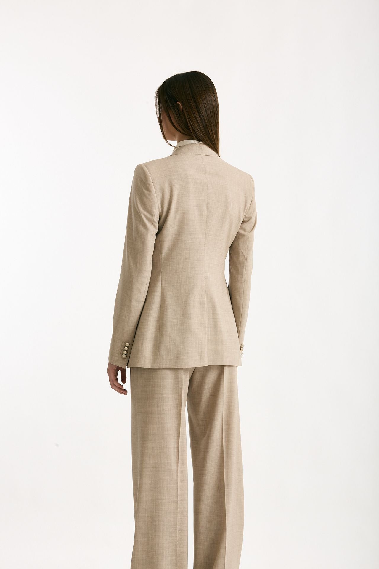 Tailleur doppiopetto T-ROS1 beige donna Tagliatore - 3