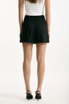 Short in tencel nero donna Federica tosi - 3
