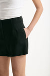 Short in tencel nero donna Federica tosi - 5