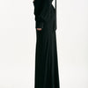 Gonna vita alta in misto seta nero donna Federica tosi - 4