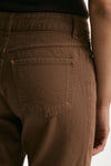 Jeans trombetta marrone chiaro donna Federica tosi - 6