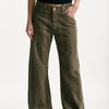 Jeans vita alta stampato verde nero donna Federica tosi - 6