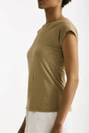 T-shirt in cotone beige scuro donna Transit par such - 3