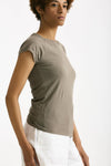 T-shirt in cotone taupe donna Transit par such - 3