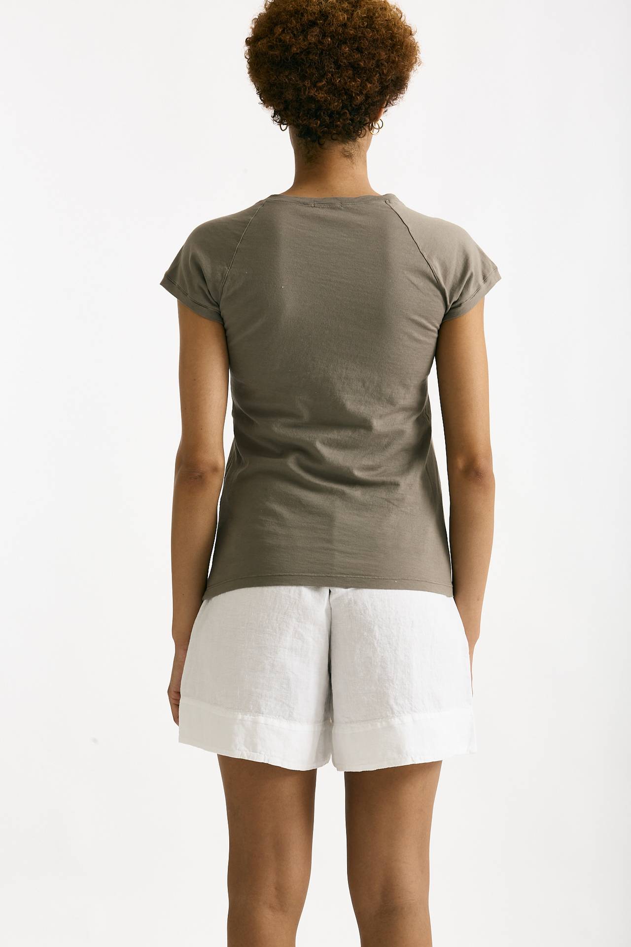 T-shirt in cotone taupe donna Transit par such - 4